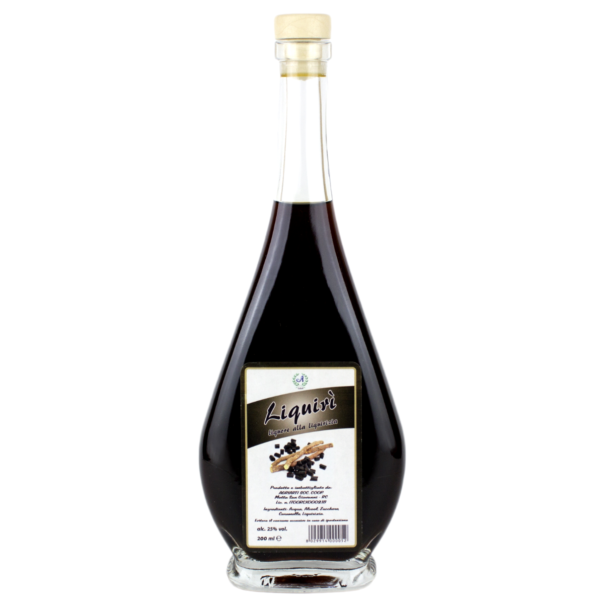 Vendita online Liquore alla liquirizia calabrese, Liquirì, 20cl