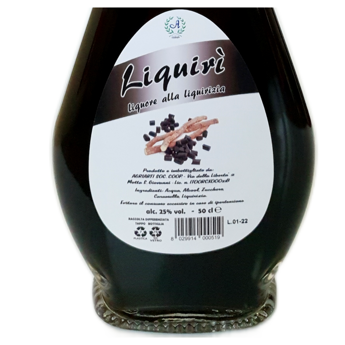 Liquore alla Liquirizia bevande 50 cl