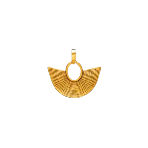 Ciondolo mezzaluna Sinu in bagno d’oro 24 K, Galeria el Dorado