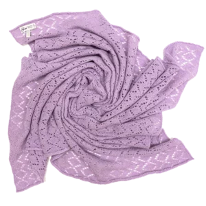 Copertina pizzo per bambino  in cashmere