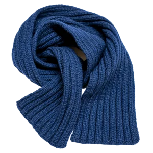 Sciarpina a coste per bambini in cashmere