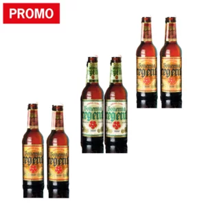 Bohemia Regent confezione degustazione birre: 2 Premium. 2 Knize, 2 Vok rossa: 0,33L cad