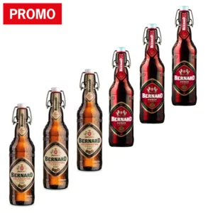 Bernard confezione degustazione birre: 3 lager, 3 amber