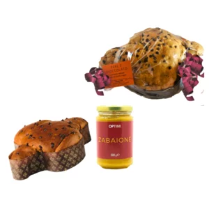 Colomba Birne und Schokolade, 500g und Glas Eierlikör, 300g