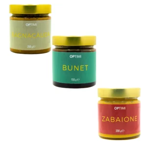 Tris: Bagnacauda, Bunet und Zabaione