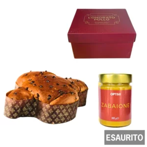  Colomba pera e cioccolato, 500g e vasetto di zabaione, 300g