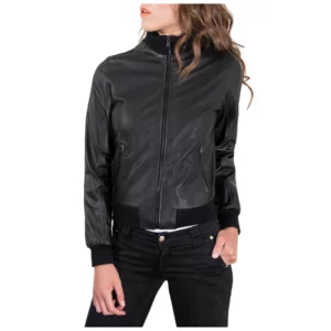 Donna pelle leather on sale jacket