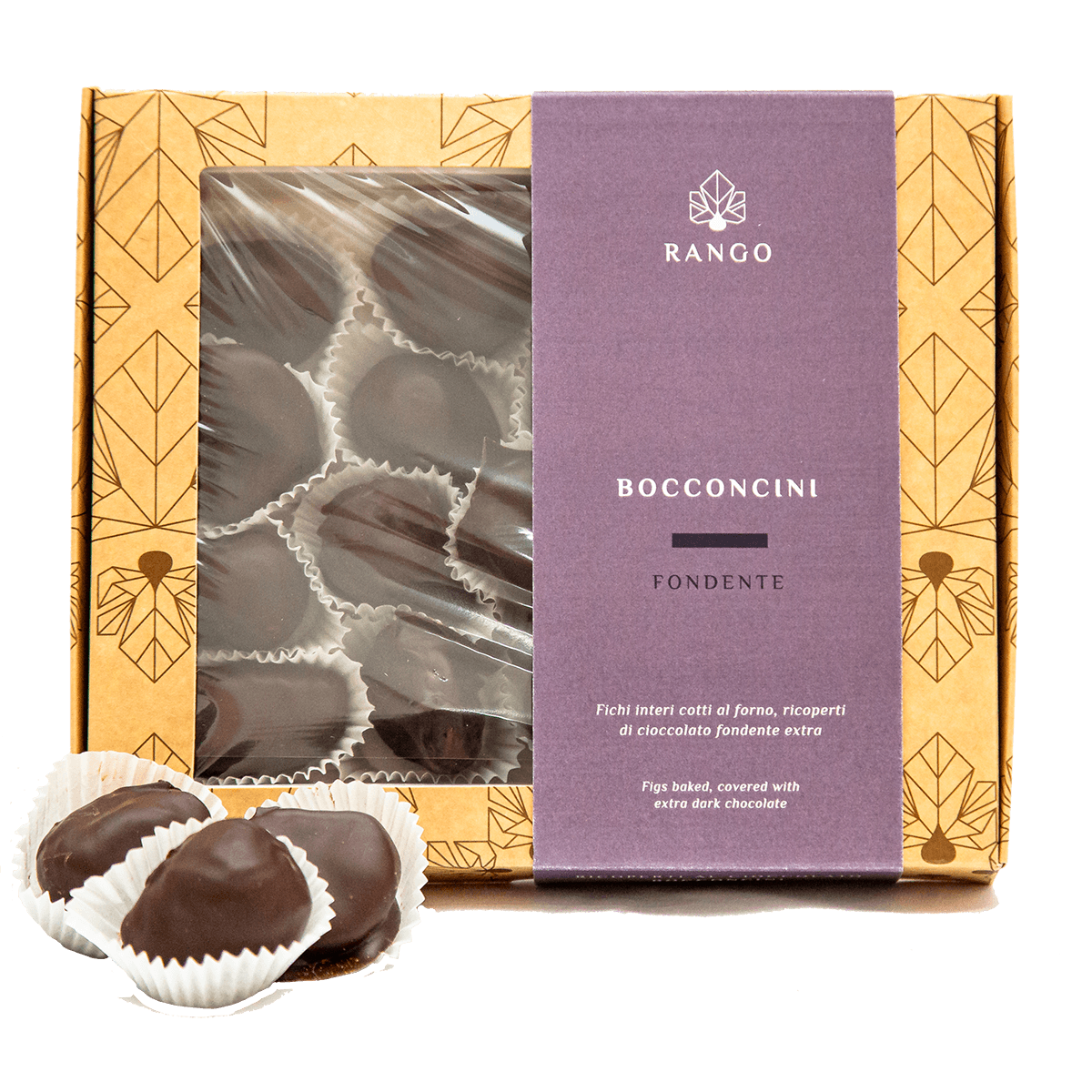 Bocconcini di fichi al cioccolato, 250g