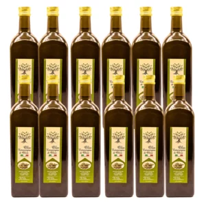 Italienisches Evo-Öl kaltgepresst in der Flasche, 12x750ml