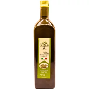 Olio Evo italiano estratto a freddo in bottiglia, 750ml