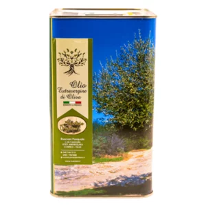 Olio Evo italiano estratto a freddo in latta, 3L