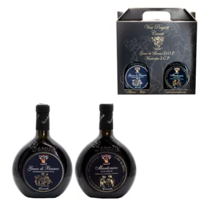 Valigetta regalo barriques: Greco di bianco DOP 500ml e Mantonico igp locride 500ml