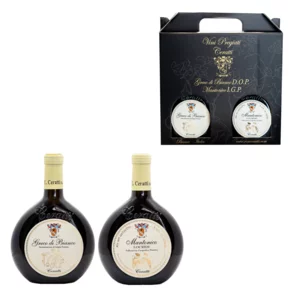 Valigetta regalo: Greco bianco DOP 500ml, Mantonico IGP Locride 500ml