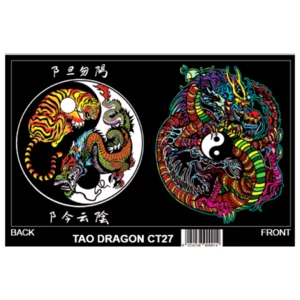 Cartellina da colorare in velluto e cartoncino pennarelli inclusi: Dragone