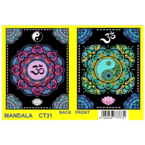 Inklusive Samt-Malmappe und Kartonstiften: Mandala