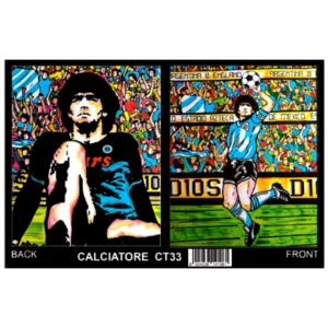 Cartellina da colorare in velluto e cartoncino pennarelli inclusi: Maradona