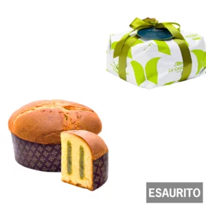 Panettone artisanal fourré à la crème de pistache Bronte, 1000g