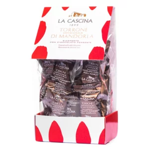 Torroncini artigianali ricoperti con cioccolato fondente, 300g