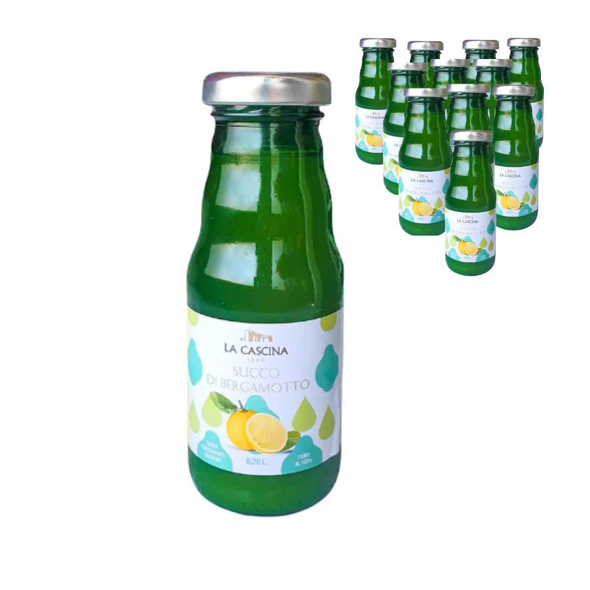 Succo di bergamotto puro, 12x200 ml