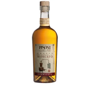 Grappa Barricata di Moscato Pisoni, 700 ml