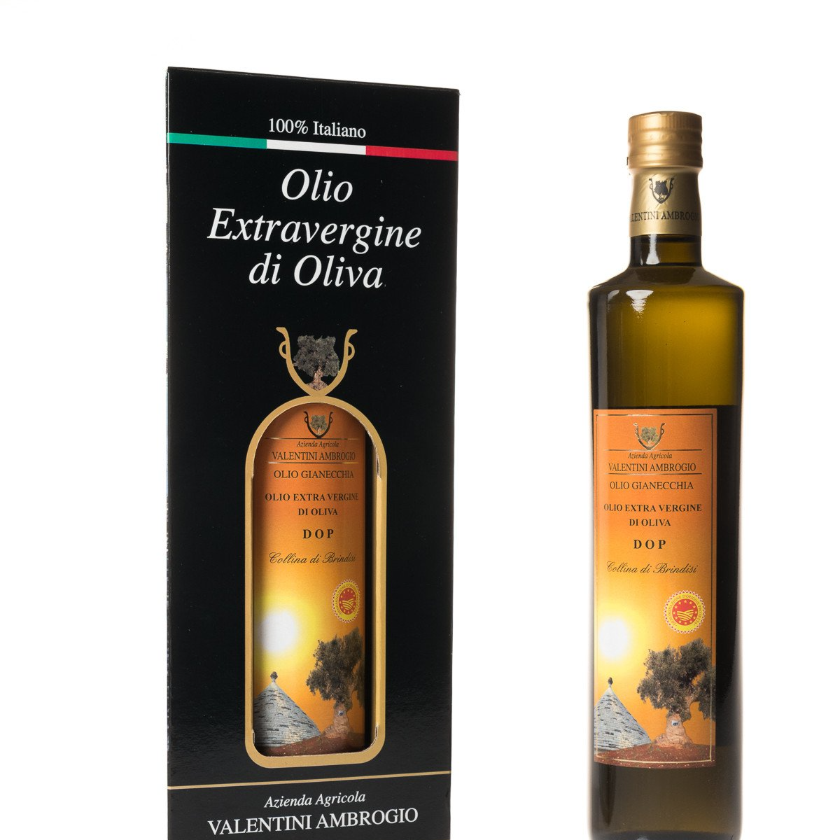 Olio Extra Vergine di Oliva - ITALIANO - ESTRATTO A FREDDO - BOTTIGLIA 1  litro - VALENTINI