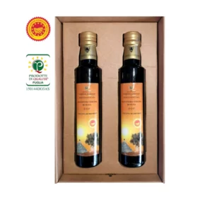 Olio extravergine di oliva DOP Collina di Brindisi Gianecchia di Puglia, Gift box 2x250ml 