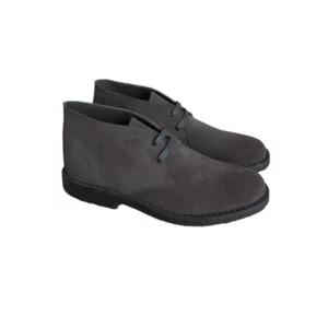 Bottines homme Clark en daim gris et fond Para