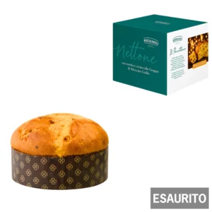Panettone artigianale con uvetta e crema di grappa di Moscato giallo Trentino, 1kg