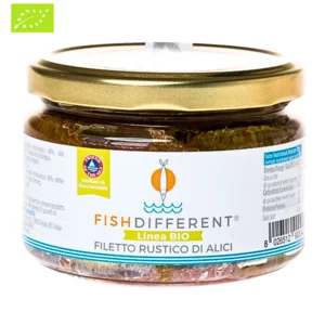 Rustikales Sardellenfilet in Bio-EVO-Öl, 250g