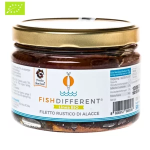 Rustikales Filet von Lampedusa-Sardinen in Bio-EVO-Öl, 500g