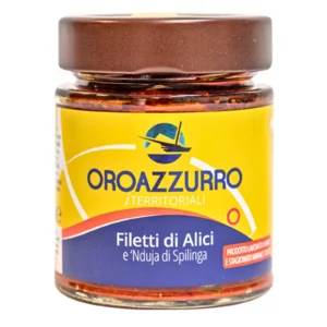  Filetti di alici e 'nduja di Spilinga, 140g
