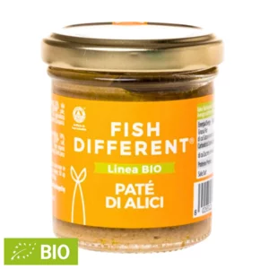 Paté di alici in olio extravergine d'oliva ed ortaggi Bio, 90g