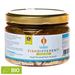 Filetto rustico di alici in olio extravergine d'oliva Bio, 500g
