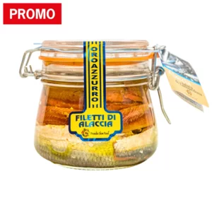 Filetti di alacce con olio extravergine di oliva, 500g