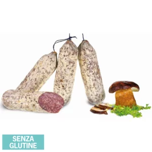 Salame con fungo porcino in confezione sottovuoto, 400g