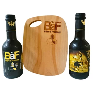 Confezione regalo, BàF - Bière à Fromage, 2x330ml + tagliere