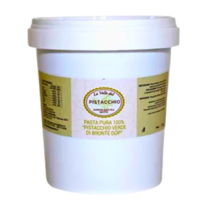 Pure Bronte g.U. grüne Pistazienpaste, Basis für Eis und Desserts, 1kg