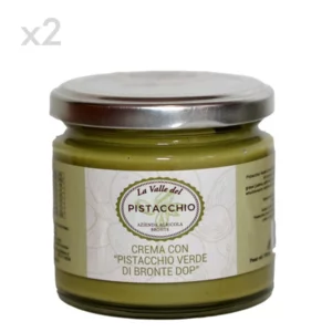 Crema dolce spalmabile con pistacchio verde di Bronte DOP, 2x190g