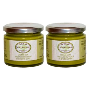 Crema dolce spalmabile con pistacchio verde di Bronte DOP, 2x190g