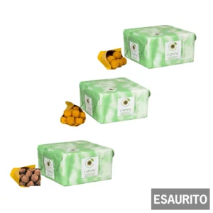 Box tutti i gusti: olive all'ascolana classiche, al tartufo e cremini, 1+1+1kg