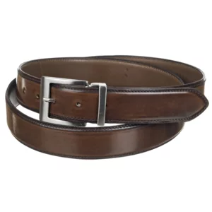 Ceinture homme en cuir de veau brossé de différentes couleurs