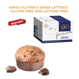 Panettone al cioccolato senza glutine e senza lattosio, Sal De Riso, 500g