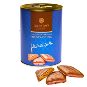 Mostaccioli Sal De Riso, biscotti speziati con cioccolato fondente, 400g