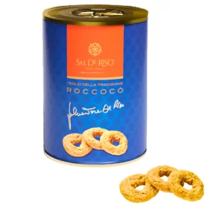 Roccocò Sal De Riso, biscotti a base di mandorle e arancia candita, 400g