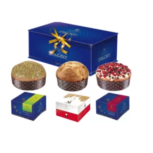 Confezione Trilogy di Sal De Riso: 3 panettoni da 500g cad