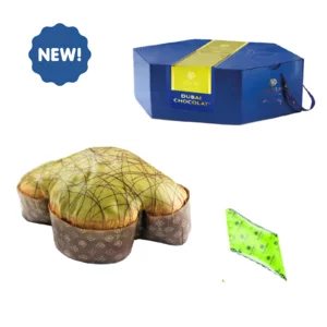 Dubai Chocolate Colomba mit Zartbitterschokoladenstückchen und Pistaziencreme, Sal De Riso, 1 kg