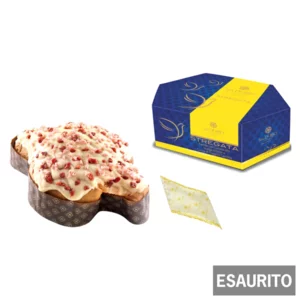 Colomba stregata di Sal De Riso, con cioccolato e crema pasticcera al liquore 500g     