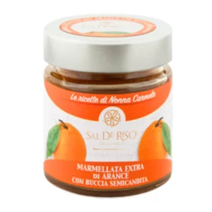 Marmellata extra di arance con buccia semicandita di Sal De Riso, 250g