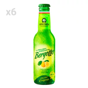 Bergotto : boisson pétillante à la bergamote coffret 6x200ml