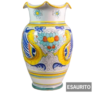 Vaso decoro Raffaellesco, h50cm